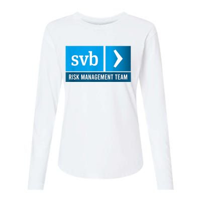 SVB Risk Management Team Svb Risk Management Department Womens Cotton Relaxed Long Sleeve T-Shirt