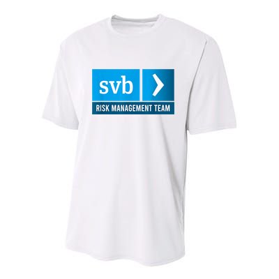 SVB Risk Management Team Svb Risk Management Department Youth Performance Sprint T-Shirt