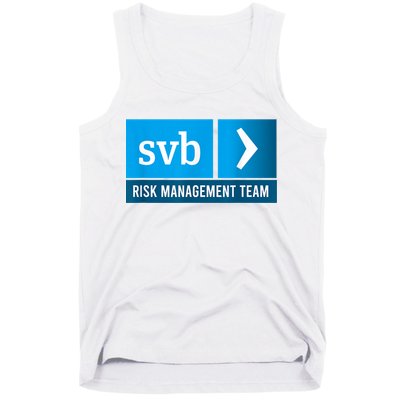 SVB Risk Management Team Svb Risk Management Department Tank Top