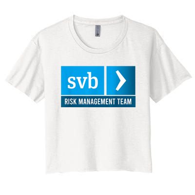 SVB Risk Management Team Svb Risk Management Department Women's Crop Top Tee