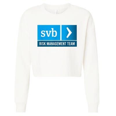 SVB Risk Management Team Svb Risk Management Department Cropped Pullover Crew