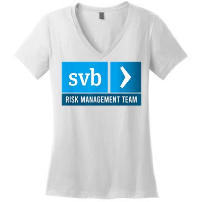 SVB Risk Management Team Svb Risk Management Department Women's V-Neck T-Shirt