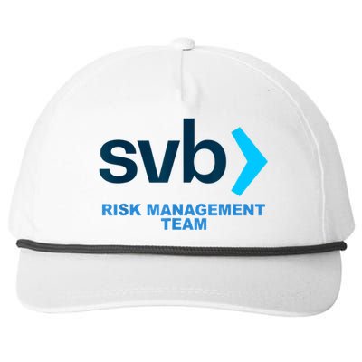 SVB Risk Management Team Svb Risk Management Department Snapback Five-Panel Rope Hat