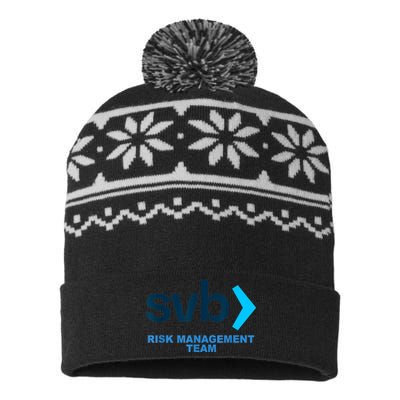 SVB Risk Management Team Svb Risk Management Department USA-Made Snowflake Beanie