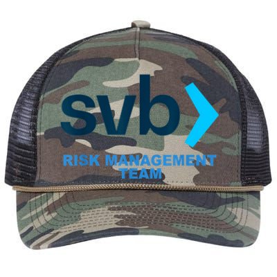 SVB Risk Management Team Svb Risk Management Department Retro Rope Trucker Hat Cap