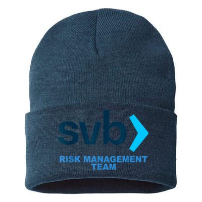 SVB Risk Management Team Svb Risk Management Department Sustainable Knit Beanie