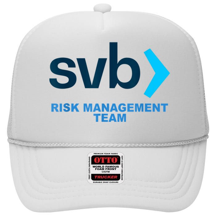 SVB Risk Management Team Svb Risk Management Department High Crown Mesh Back Trucker Hat