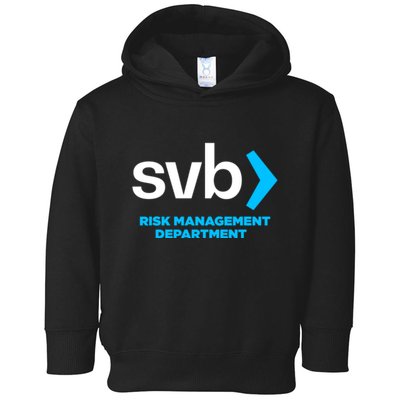SVB Risk Management Team Svb Risk Management Department Toddler Hoodie