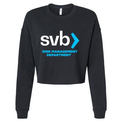 SVB Risk Management Team Svb Risk Management Department Cropped Pullover Crew