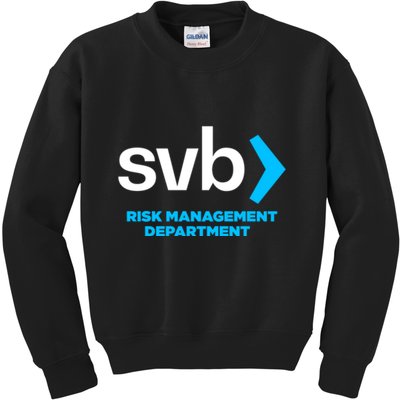 SVB Risk Management Team Svb Risk Management Department Kids Sweatshirt