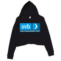 SVB Risk Management Team Svb Risk Management Department Crop Fleece Hoodie