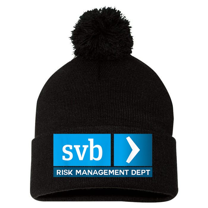 SVB Risk Management Team Svb Risk Management Department Pom Pom 12in Knit Beanie
