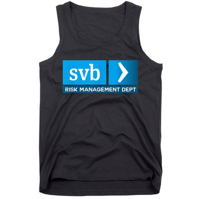 SVB Risk Management Team Svb Risk Management Department Tank Top