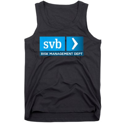 SVB Risk Management Team Svb Risk Management Department Tank Top