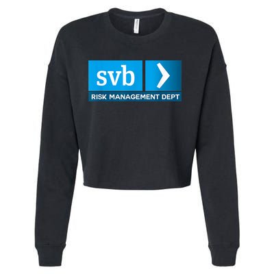 SVB Risk Management Team Svb Risk Management Department Cropped Pullover Crew