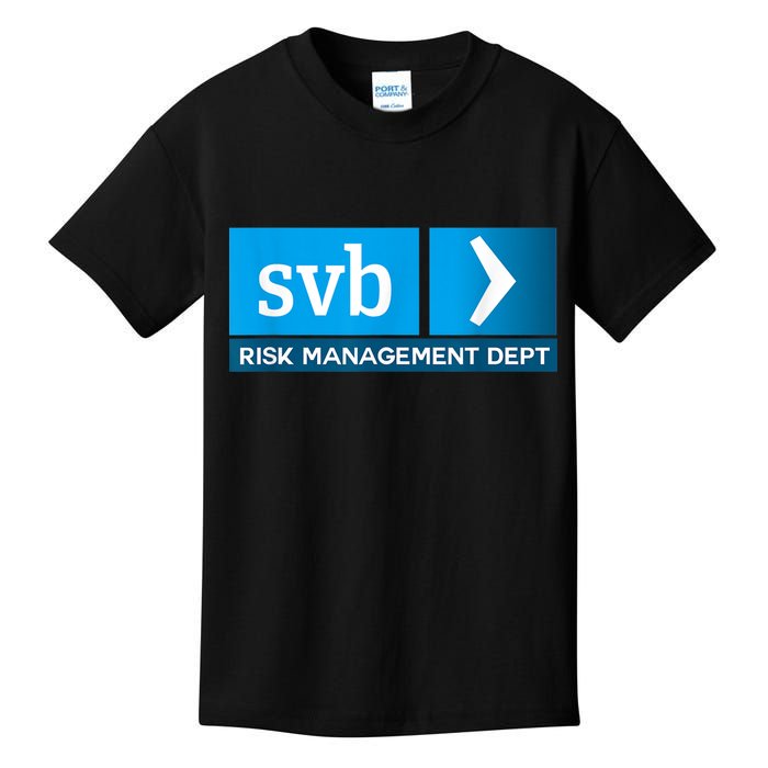 SVB Risk Management Team Svb Risk Management Department Kids T-Shirt