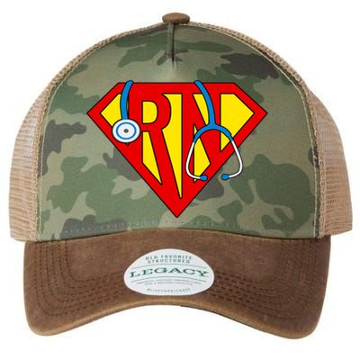 Super RN Nurse Register Nurse Halloween Costume Legacy Tie Dye Trucker Hat