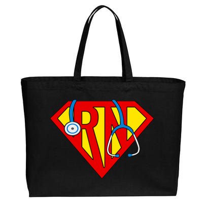 Super RN Nurse Register Nurse Halloween Costume Cotton Canvas Jumbo Tote