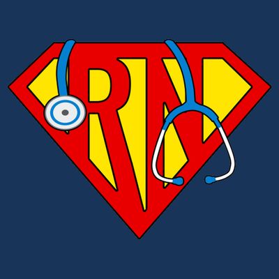 Super RN Nurse Register Nurse Halloween Costume T-Shirt
