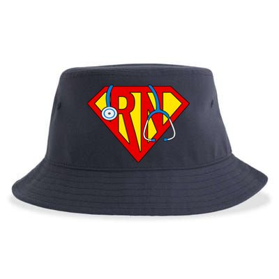 Super RN Nurse Register Nurse Halloween Costume Sustainable Bucket Hat