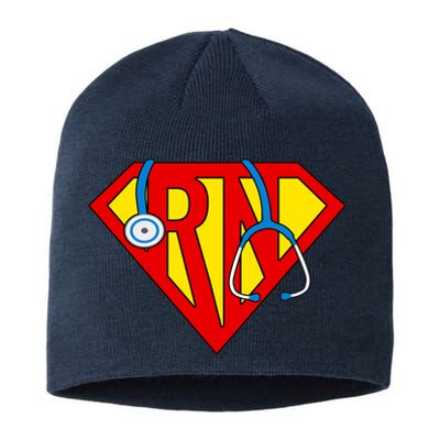 Super RN Nurse Register Nurse Halloween Costume Sustainable Beanie