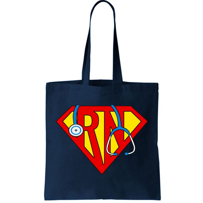 Super RN Nurse Register Nurse Halloween Costume Tote Bag