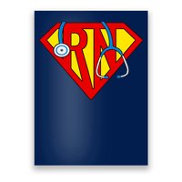 Super RN Nurse Register Nurse Halloween Costume Poster