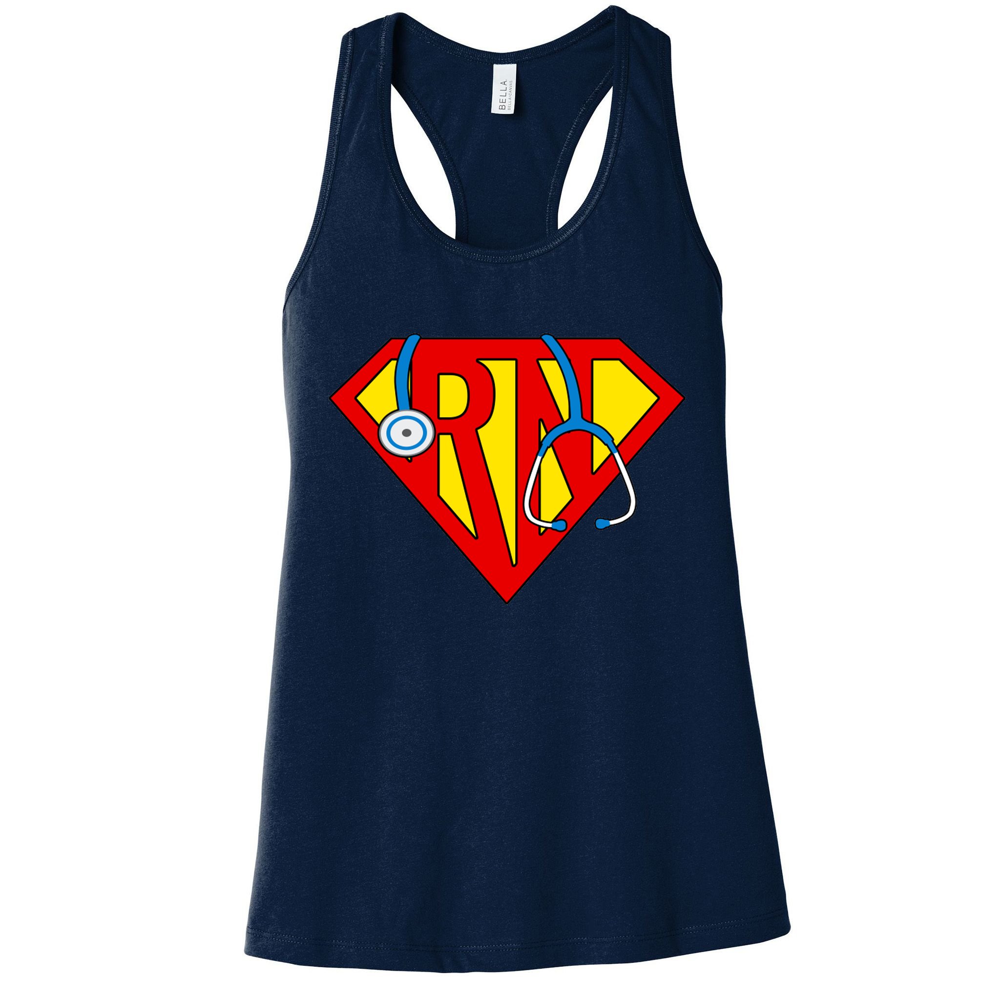 Super RN Nurse Register Nurse Halloween Costume Womens Tank Top