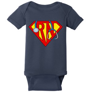 Super RN Nurse Register Nurse Halloween Costume Baby Bodysuit