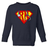 Super RN Nurse Register Nurse Halloween Costume Toddler Sweatshirt