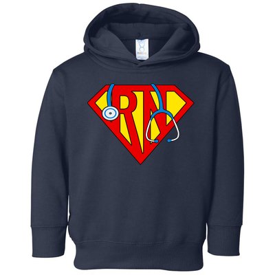 Super RN Nurse Register Nurse Halloween Costume Toddler Hoodie