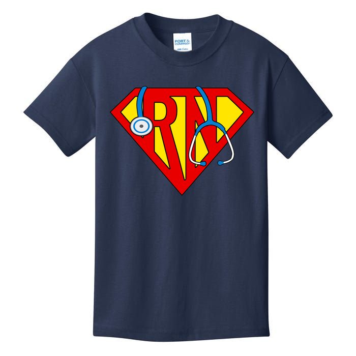 Super RN Nurse Register Nurse Halloween Costume Kids T-Shirt