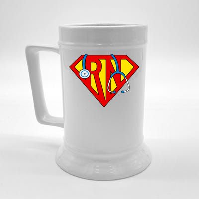 Super RN Nurse Register Nurse Halloween Costume Beer Stein