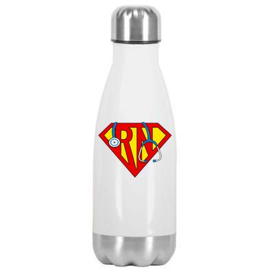 Super RN Nurse Register Nurse Halloween Costume Stainless Steel Insulated Water Bottle