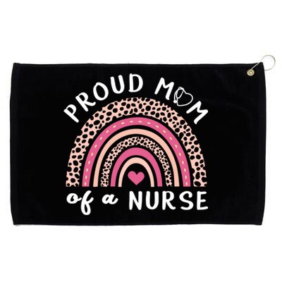 Stethoscope Rainbow Nurse Proud Mom Of A Nurse Gift Grommeted Golf Towel