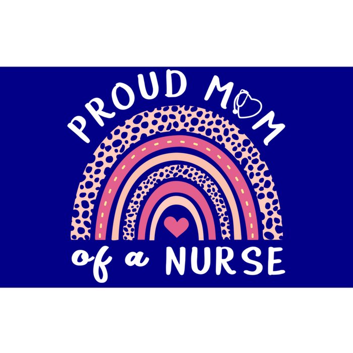 Stethoscope Rainbow Nurse Proud Mom Of A Nurse Gift Bumper Sticker