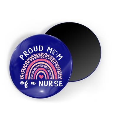 Stethoscope Rainbow Nurse Proud Mom Of A Nurse Gift Magnet