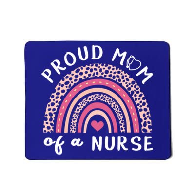 Stethoscope Rainbow Nurse Proud Mom Of A Nurse Gift Mousepad