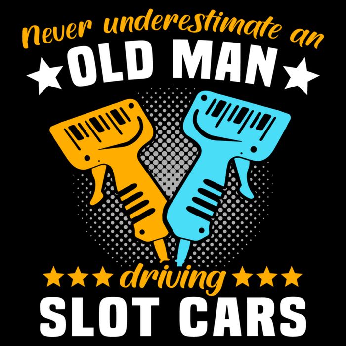 Slot Racing Never Understimate Old Driving Slot Car Gift Impact Tech Backpack