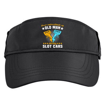 Slot Racing Never Understimate Old Driving Slot Car Gift Adult Drive Performance Visor