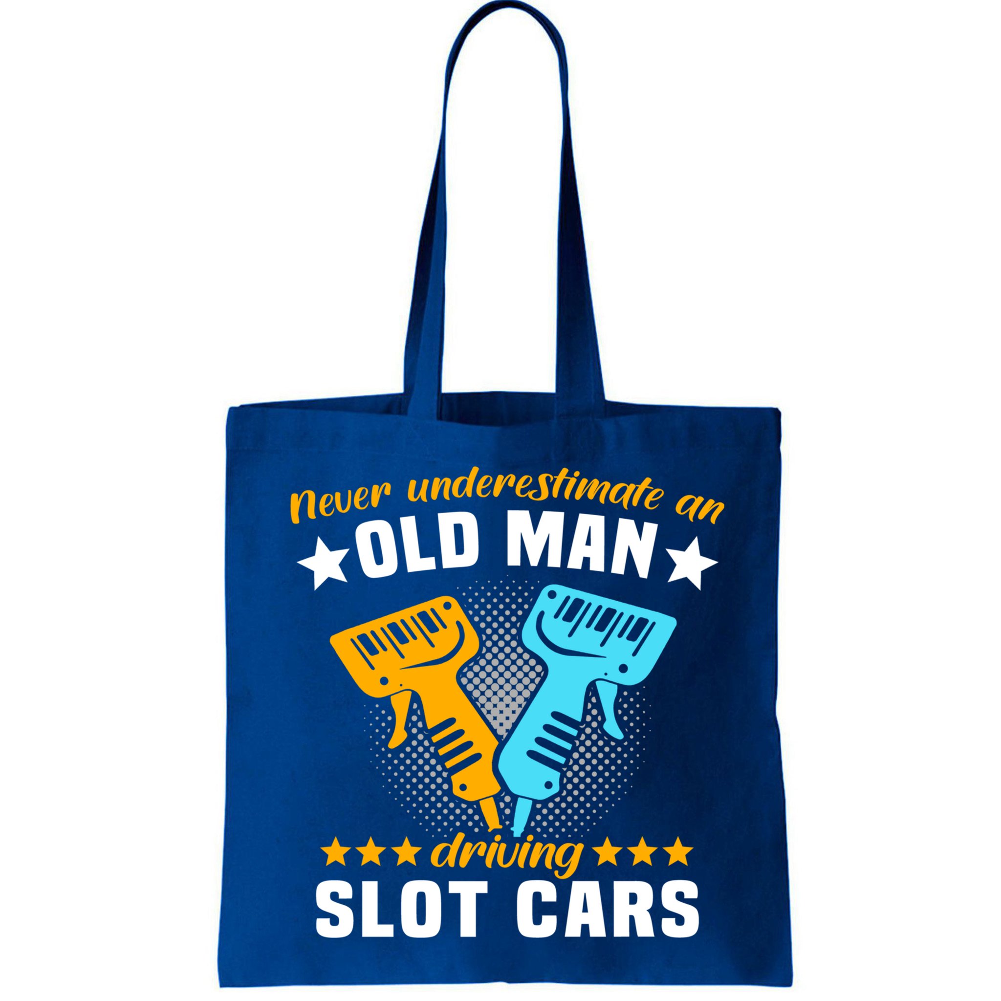 Slot Racing Never Understimate Old Driving Slot Car Gift Bag