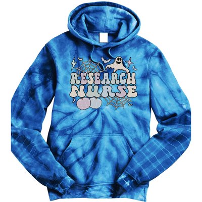 Spooky Research Nurse Halloween Research Nursing Great Gift Tie Dye Hoodie