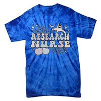 Spooky Research Nurse Halloween Research Nursing Great Gift Tie-Dye T-Shirt