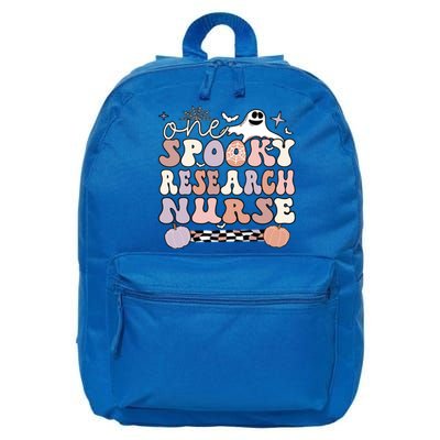 Spooky Research Nurse Halloween Research Nursing Gift 16 in Basic Backpack