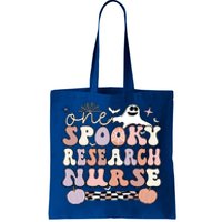 Spooky Research Nurse Halloween Research Nursing Gift Tote Bag