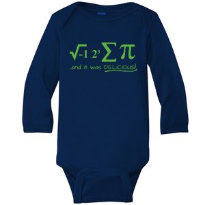 Science Rational National Pi Day Nerdy Fun Mathematics New Baby Long Sleeve Bodysuit