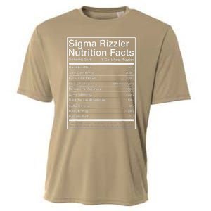 Sigma Rizzler Nutrition Facts W Rizz Meme Funny Gen Z Cooling Performance Crew T-Shirt