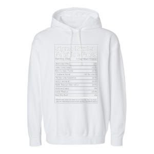 Sigma Rizzler Nutrition Facts W Rizz Meme Funny Gen Z Garment-Dyed Fleece Hoodie