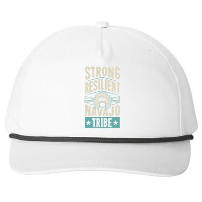 Strong Resilient Navajo Tribe Pride Native Tribal Pattern Funny Gift Snapback Five-Panel Rope Hat