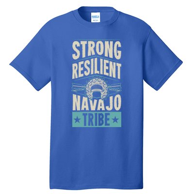 Strong Resilient Navajo Tribe Pride Native Tribal Pattern Funny Gift Tall T-Shirt